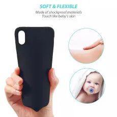 For iPhone X/XS Soft Silicone Case - Slim Shockproof Cover