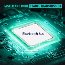 Wireless Bluetooth Headphones with Mic - Stereo Gaming Headset