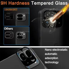 2 Pack Screen Protector for Google Pixel 9 Pro Fold, Anti-Spy Film + 2 Pack Tempered Glass Back & Camera Lens Protector