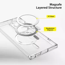 Samsung Galaxy S23 Case with Magsafe Clear, Anti-Yellow, Shockproof Protective Cover