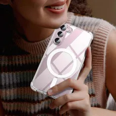 Shockproof Samsung Galaxy S23 Plus Case - Hybrid Bumper Cover with Magsafe & Airbag Corners