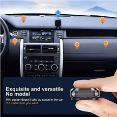 360° Rotating Universal Magnetic Car Phone Holder - Strong Dashboard Mount for iPhone, Samsung & More