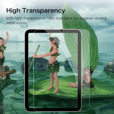 2-Pack Tempered Glass Screen Protector for iPad Mini 7 (A17 Pro) 2024 - 9H Hardness, Anti-Scratch, HD Clear, 8.3 Inch