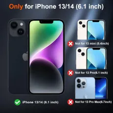 Magnetic Clear iPhone 15 Case - Compatible with MagSafe Wireless Charging Shockproof Bumper | Anti-Yellowing Design