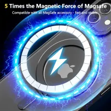 For iPhone 11 MagSafe Ring Case Grey -  Shockproof, Ultimate Protection & Style