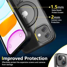 MagSafe iPhone 11 Pro Max Case, 360° Magnetic Ring, Shockproof | Loadbasket