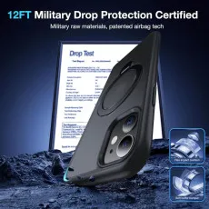 MagSafe iPhone 11 Pro Max Case, 360° Magnetic Ring, Shockproof | Loadbasket