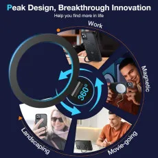 MagSafe iPhone 11 Pro Max Case, 360° Magnetic Ring, Shockproof | Loadbasket