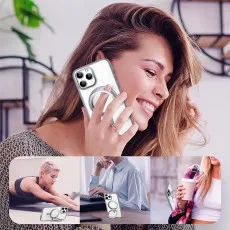 Ultimate Protection For iPhone 11 Pro Grey Case with Rotating Ring Stand