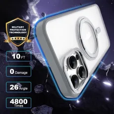iPhone 11 Pro Max Case with Invisible Ring Stand & MagSafe