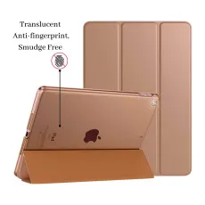 iPad Pro 9.7 Smart Case 4th Generation (2016) A1675, A1674, A1673 Smart Magnetic Stand Case Cover with Automatic Wake/Sleep (Gold)