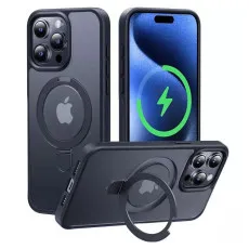 iPhone 16 Pro Case with Rotatable Ring and Magsafe