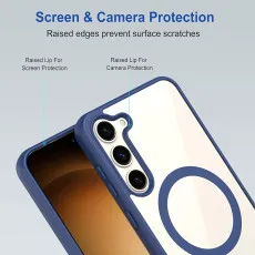 Samsung S23 Plus MagSafe Case in Navy Blue with Magnetic Charging & Advanced Protection