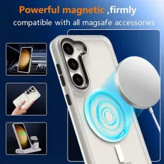 Phone Case For Samsung Galaxy S23 Plus With MagSafe-Compatible in White
