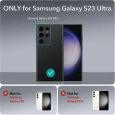 Samsung Galaxy S23 Ultra MagSafe Phone Case with Military-Grade Protection, Black