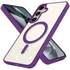 MagSafe-compatible purple case for Samsung Galaxy S24 FE