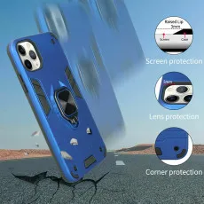 iPhone 14 Pro Ring Case Shockproof Ring Stand Rugged Armor Cover