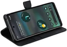 Leather Case For Google Pixel 6a (2022) Flip Stand Wallet Cover