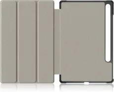 Soft microfiber interior protecting the screen of Samsung Galaxy S7 FE Smart Case.