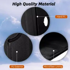 Professional black stand case with 360° rotation for Samsung Galaxy Tab S8.