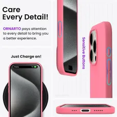 Liquid Silicone Case for iPhone 15 Pro Max - Soft Touch, Durable Protection | Loadbasket UK
