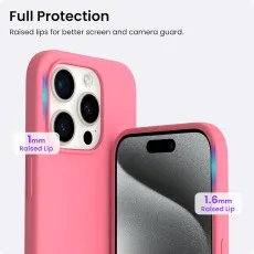 Liquid Silicone Case for iPhone 15 Pro Max - Soft Touch, Durable Protection | Loadbasket UK