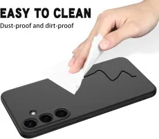 Samsung Galaxy S25 Soft TPU Protective Black Case / Cover – Durable & Fingerprint-Resistant