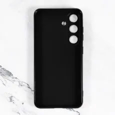 Samsung Galaxy S25 Soft TPU Protective Black Case / Cover – Durable & Fingerprint-Resistant