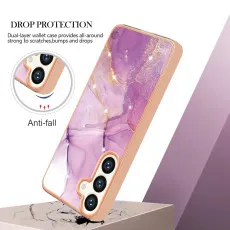 Samsung Galaxy S25 marble case camera and corner protection