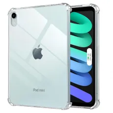 Transparent iPad Mini 6 Case with Shock-Absorbing Bumper