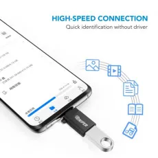 OTG Type C to USB Adapter 3.0 USB-C 3.0 Male OTG A Female Data Connector Converters
