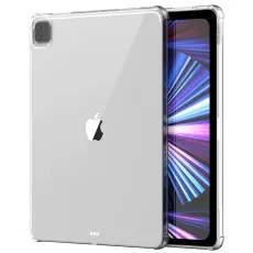 Front view of transparent bumper case for iPad Pro 12.9-inch (2020).