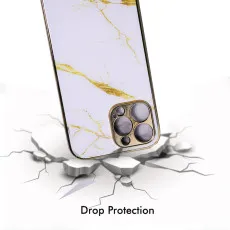 For iPhone 12 Pro Max Marble Cases – Stylish Protection for Your Device (UK Edition)