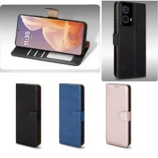 Motorola Moto G85 leather wallet case