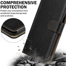 honor x6b leather wallet case with  shockproof