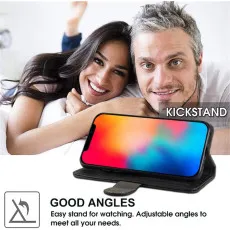 honor x7b leather wallet case with stand feature