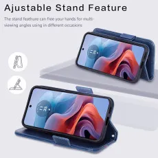 Motorola Moto G45 Premium Leather Flip Wallet Case - Luxury and Protection