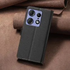 Vintage Leather Case for Motorola Edge 50 Pro - Multi-Functional Wallet Design Phone Cover