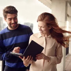 iPad Mini Leather Flip Case