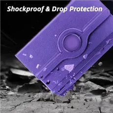 Samsung Galaxy tab S10 Ultra Purple Case with drop protection