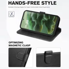 Moto G35 Leather Wallet Case with Card Holder – Style Meets Protection