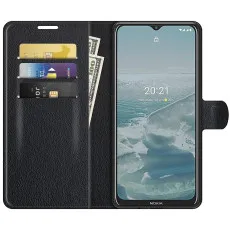 Nokia G20 Leather Phone Case - Magnetic Closure Full Protection Folio Wallet Case