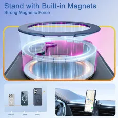 Samsung Galaxy S25 MagSafe Case with 360° Magnetic Ring Stand