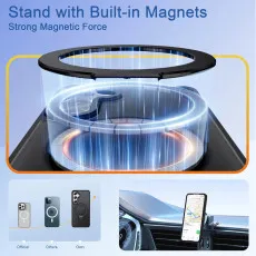 Samsung Galaxy S25 MagSafe Case with 360° Magnetic Ring Stand