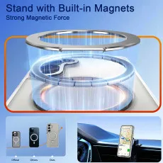 Samsung Galaxy S25 MagSafe Case with 360° Magnetic Ring Stand