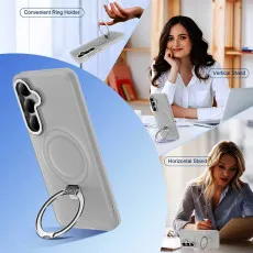 Samsung Galaxy S25 MagSafe Case with 360° Magnetic Ring Stand