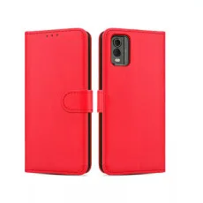 Premium PU Leather Flip Wallet Case Magnetic Book Cover for Nokia C32 - Stylish & Durable Protection