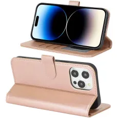 Apple iPhone 14 Pro Max Leather Wallet case with Shockproof Design and Protection