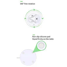 3-in-1 Mobile Phone Charging Station for iOS, Type C & Micro USB