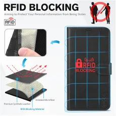 Apple iPhone 13 Leather Wallet Case For All Models with Kickstand & Magnetic Closure